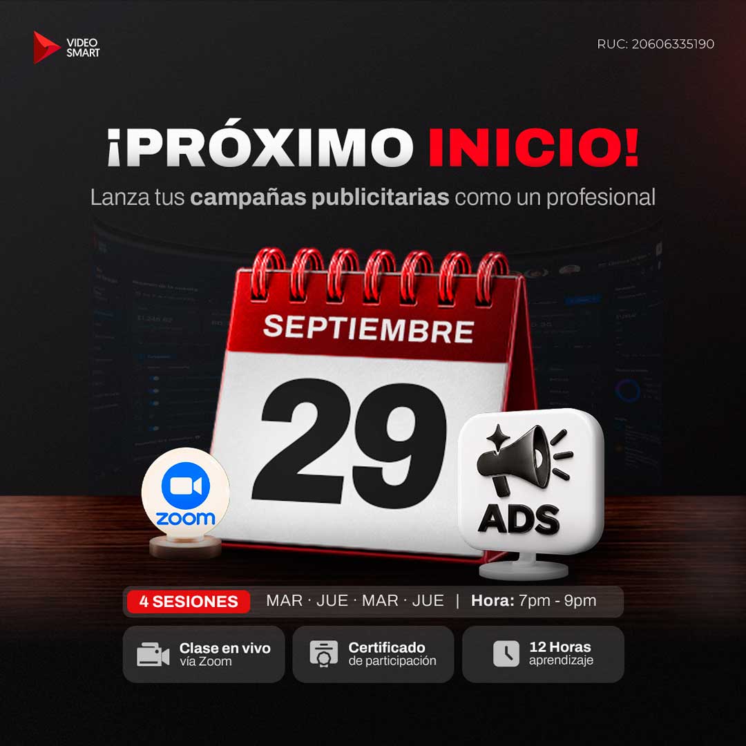 Inicio del taller de campañas publicitarias: 15 de septiembre