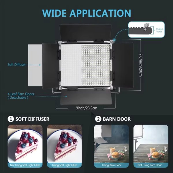 Panel LED Sutefoto 660 Profesional - Imagen 2