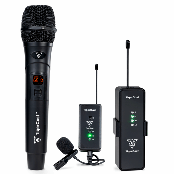 Kit de Micrófonos Inalámbricos TigerCast TLM