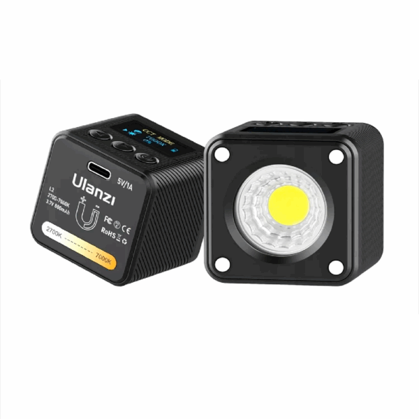Luz portátil COB Ulanzi L2 Bicolor