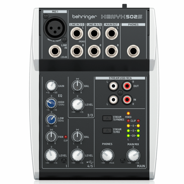 Consola de audio Behringer XENYX 502S