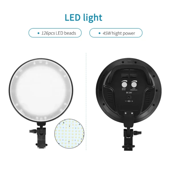 Kit de Iluminacion 2 Softbox 45 Watts - Imagen 8