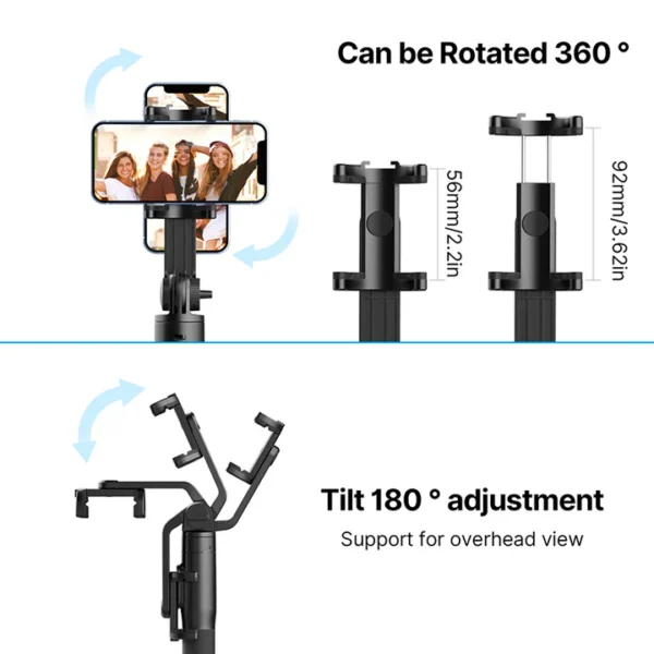 Trípode Selfie Stick Ulanzi SK03 - Imagen 4