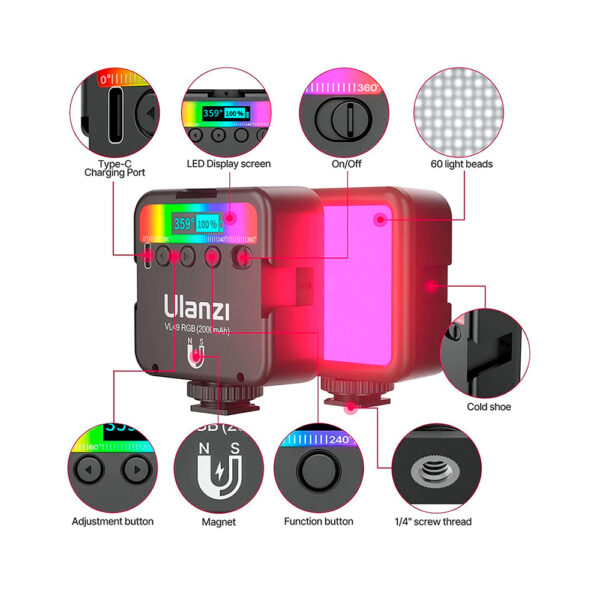 Ulanzi LED VL49 RGB - Imagen 4